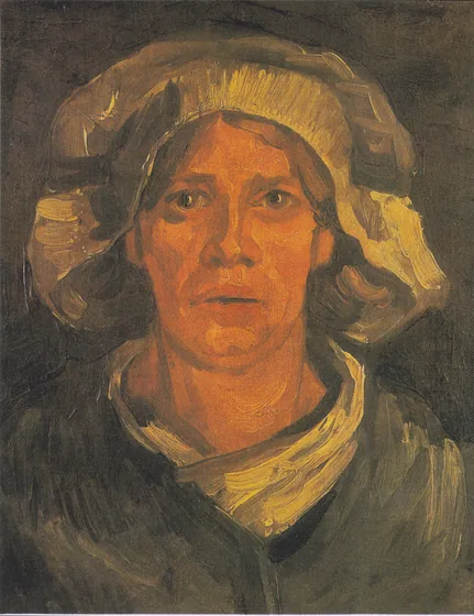 Head of a Peasant Woman with White Cap