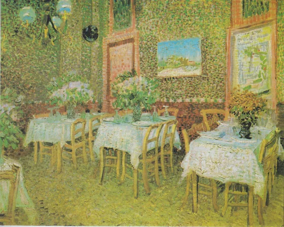 Interior of a restaurant