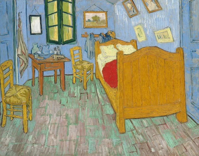 El dormitorio, Vincent van Gogh