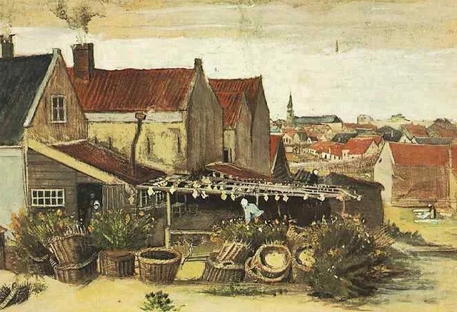 El secadero de platijas, Scheveningen