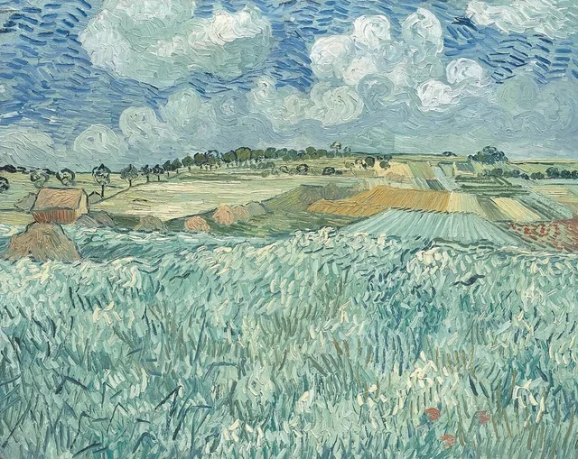 La llanura cerca de Auvers, Vincent van Gogh