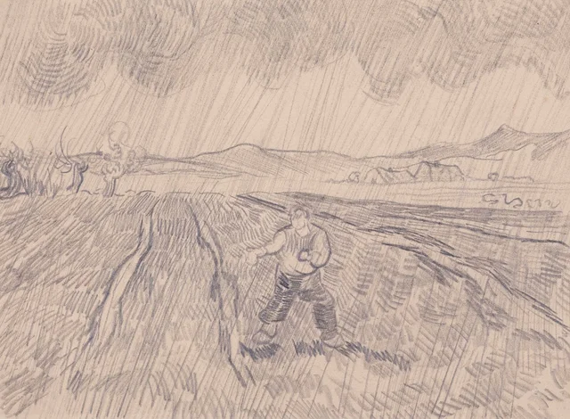 La pluie, Vincent van Gogh