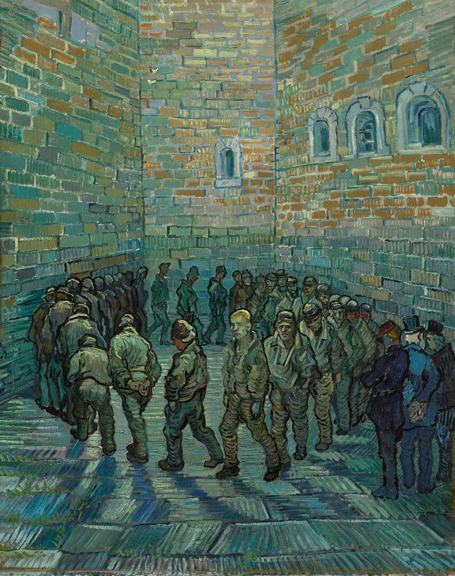 A Ronda dos prisioneiros, Vincent van Gogh