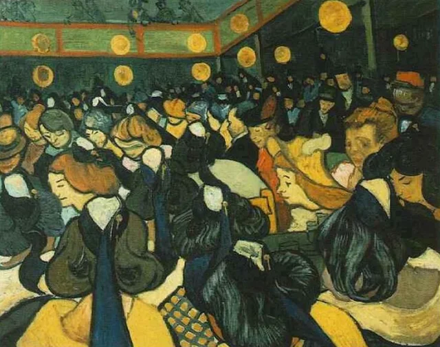La sala de baile de Arlés, Vincent van Gogh