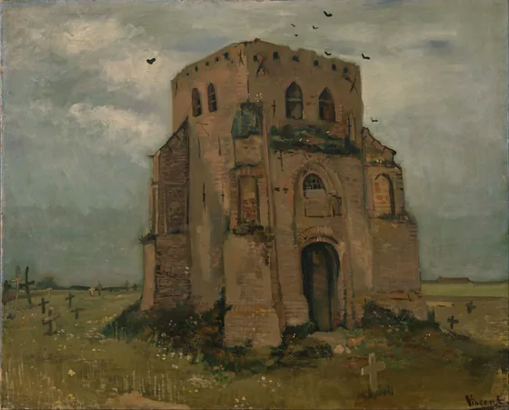 La vieille tour de cimetière à Nuenen
