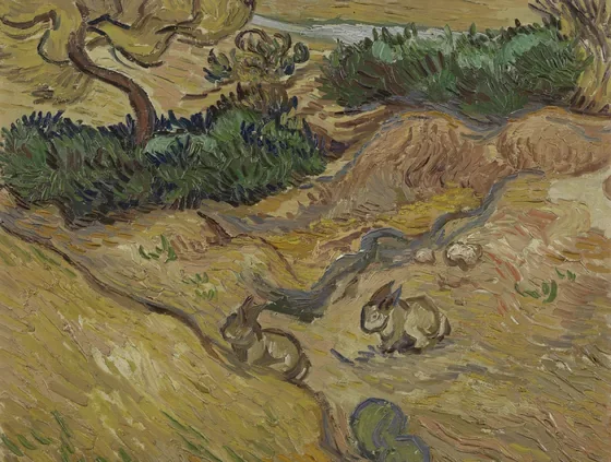 Landscape with Rabbits
