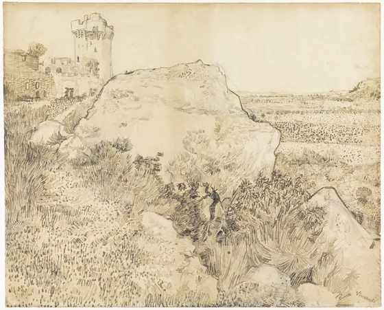 Le rocher de Montmajour,