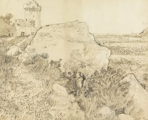 Le rocher de Montmajour,