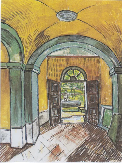 Lobby of the hospital of Saint-Paul