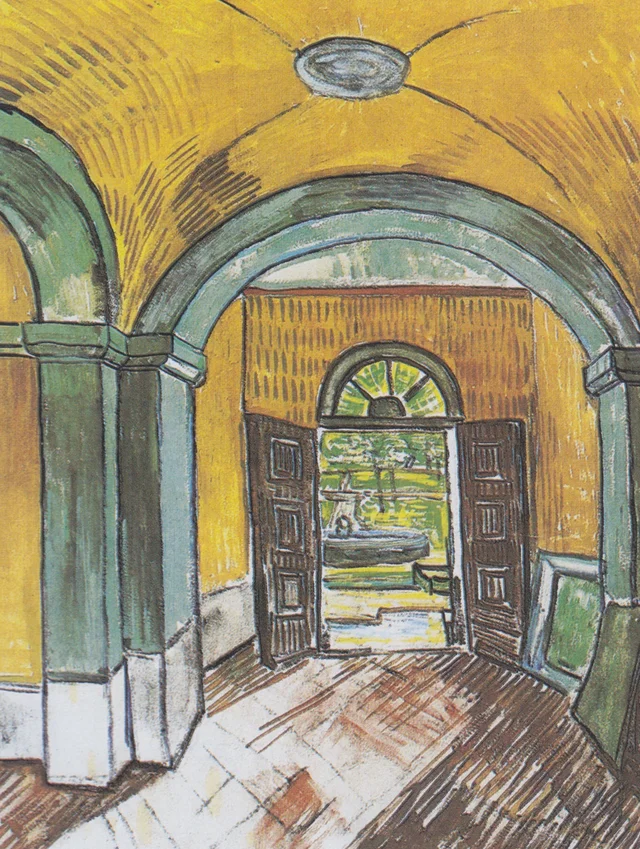 Vestíbulo del hospital de Saint-Paul, Vincent van Gogh