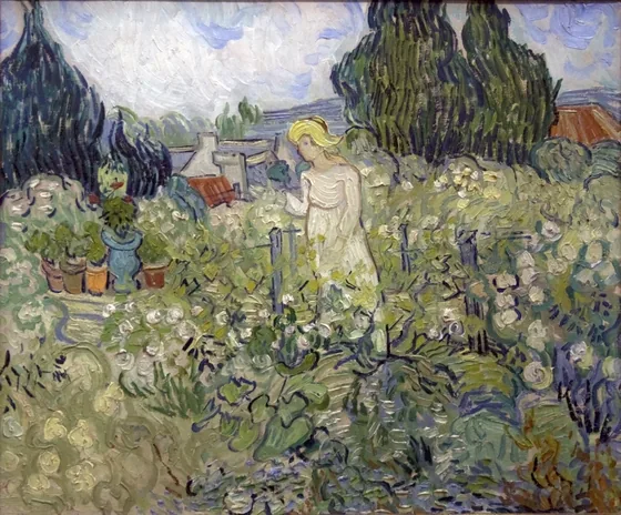 Mademoiselle Gachet dans son jardin à Auvers-sur-Oise