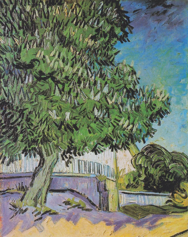 Castaños en flor, Vincent van Gogh