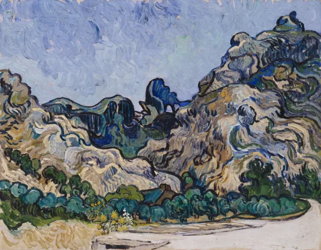 Montagnes à Saint-Rémy, Vincent van Gogh