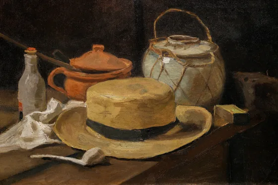 nature morte au chapeau de paille