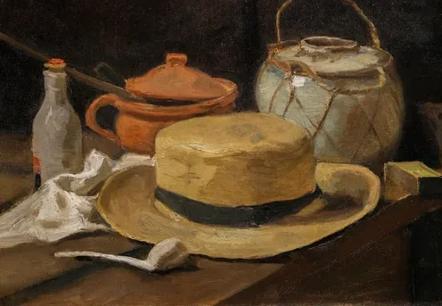 nature morte au chapeau de paille