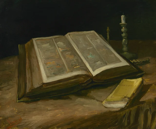 Naturaleza muerta con la Biblia