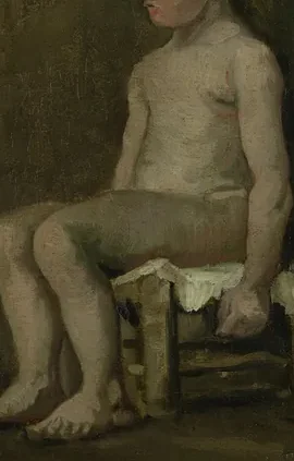 Nude Girl, Seated