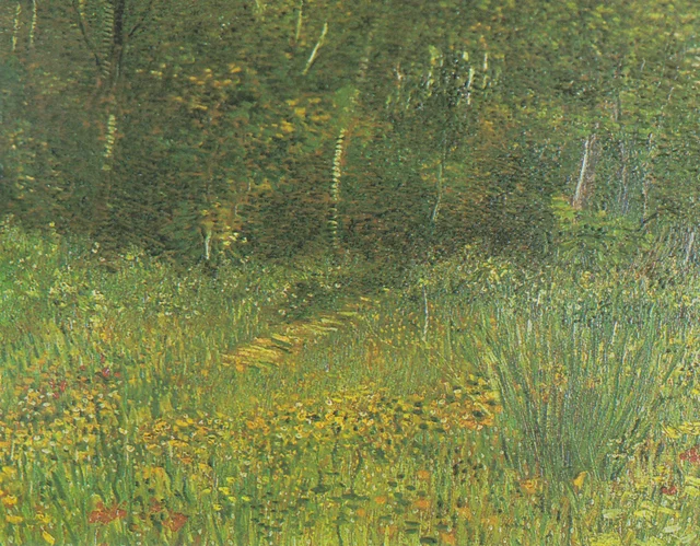 Parque en Asnières en primavera