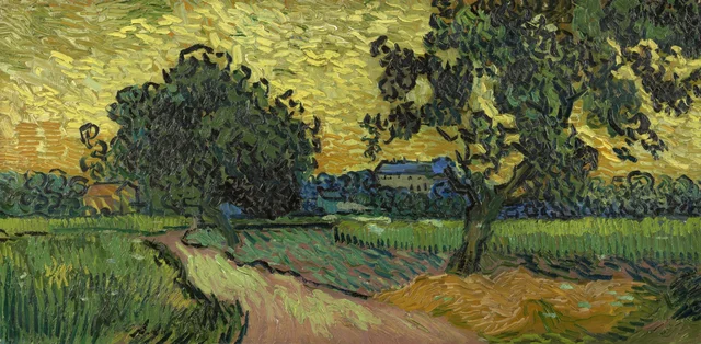 Paisaje al crepúsculo