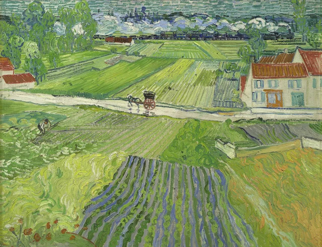 Paisaje de Auvers después de la lluvia, Vincent van Gogh