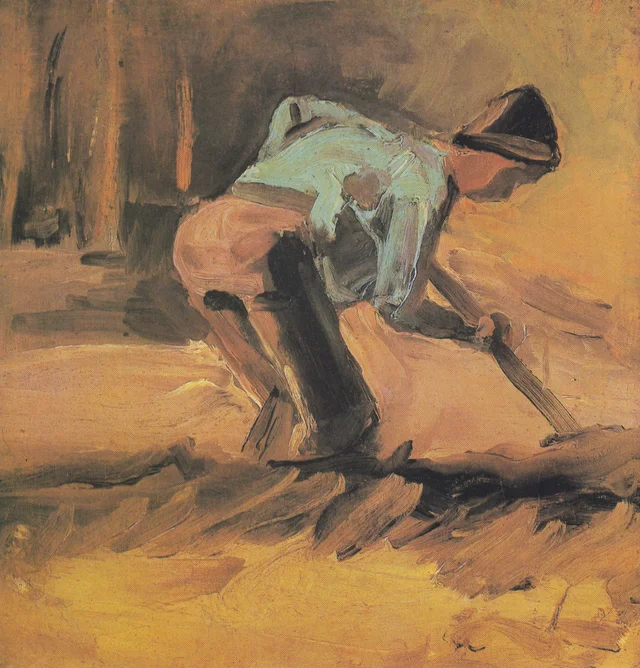 Campesino cavando