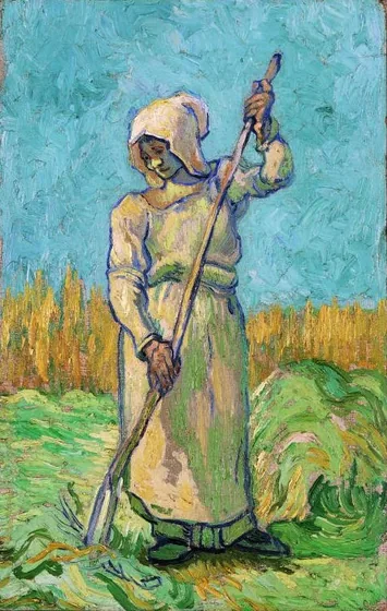 Peasant Woman with a Rake (after Millet)