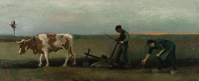 La Plantation des pommes de terre, Vincent van Gogh