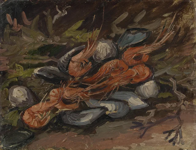 Gambas y mejillones