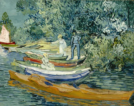 Rive de l'Oise à Auvers