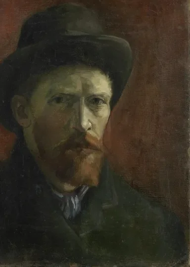 Self-Portrait with Felt Hat