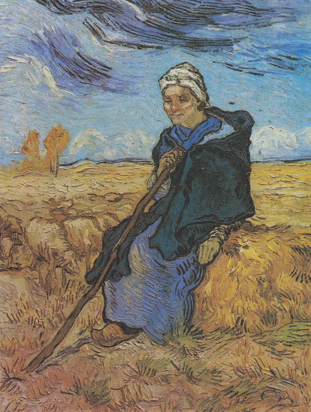 La pastora (según Millet)
