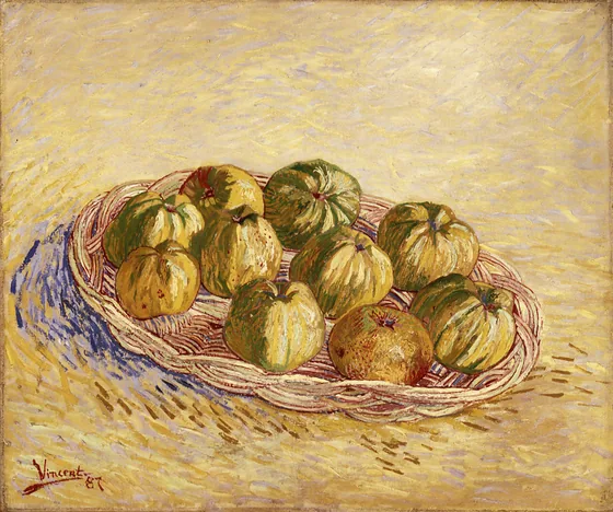 Still Life, Basket of Apples