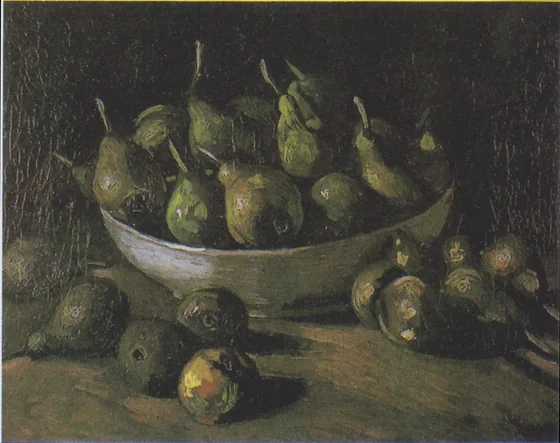 Still Life with a Stone Bowl with Pears