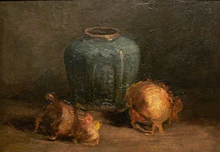 Still Life with Ginger Jar and Onions