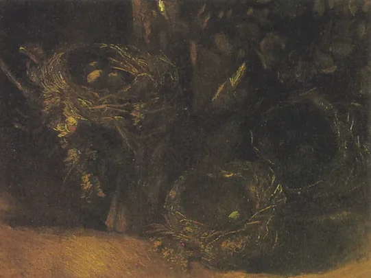 Still Life with Three Birds' Nests
