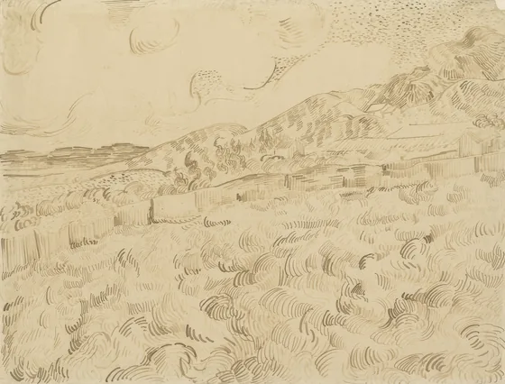 The Enclosed Wheatfield After a Storm
