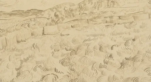 The Enclosed Wheatfield After a Storm
