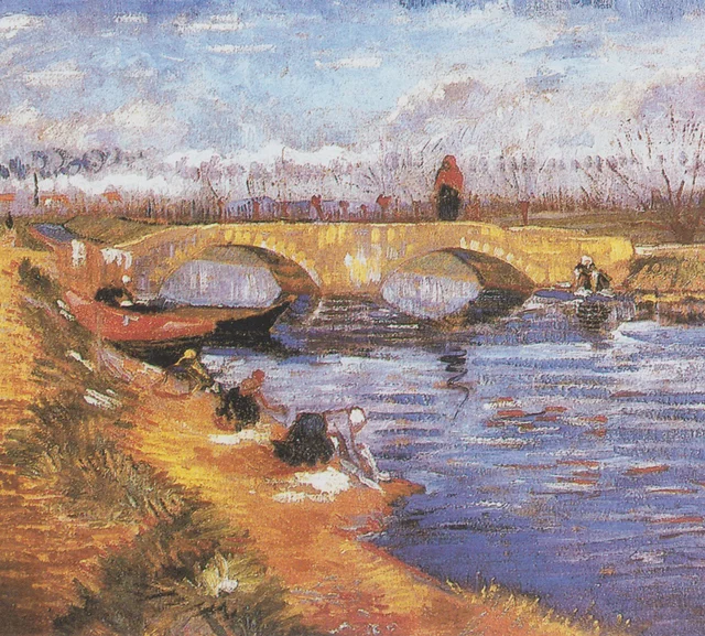 El puente de Gleize sobre el canal de Vigueirat