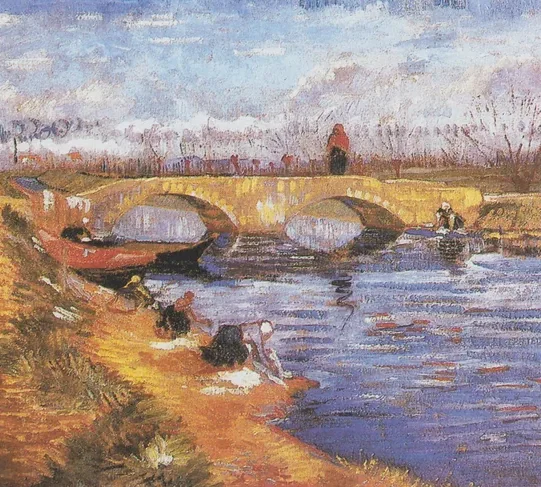 The Gleize Bridge over the Vigueirat Canal
