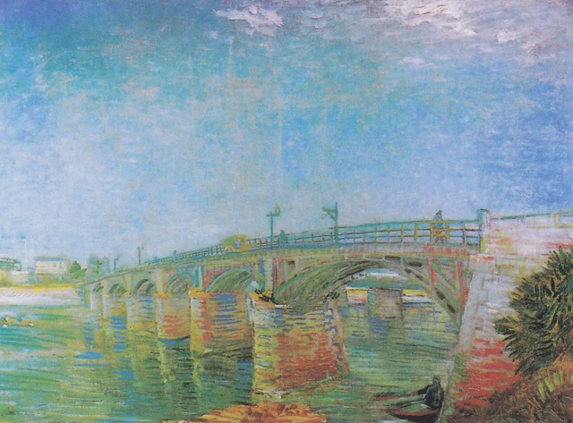 El puente sobre el Sena en Asnières
