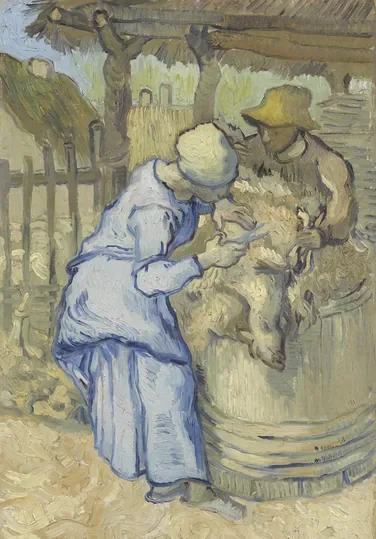 The Sheepshearer (after Millet)