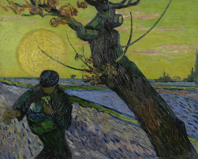 El sembrador III (versión 2), Vincent van Gogh