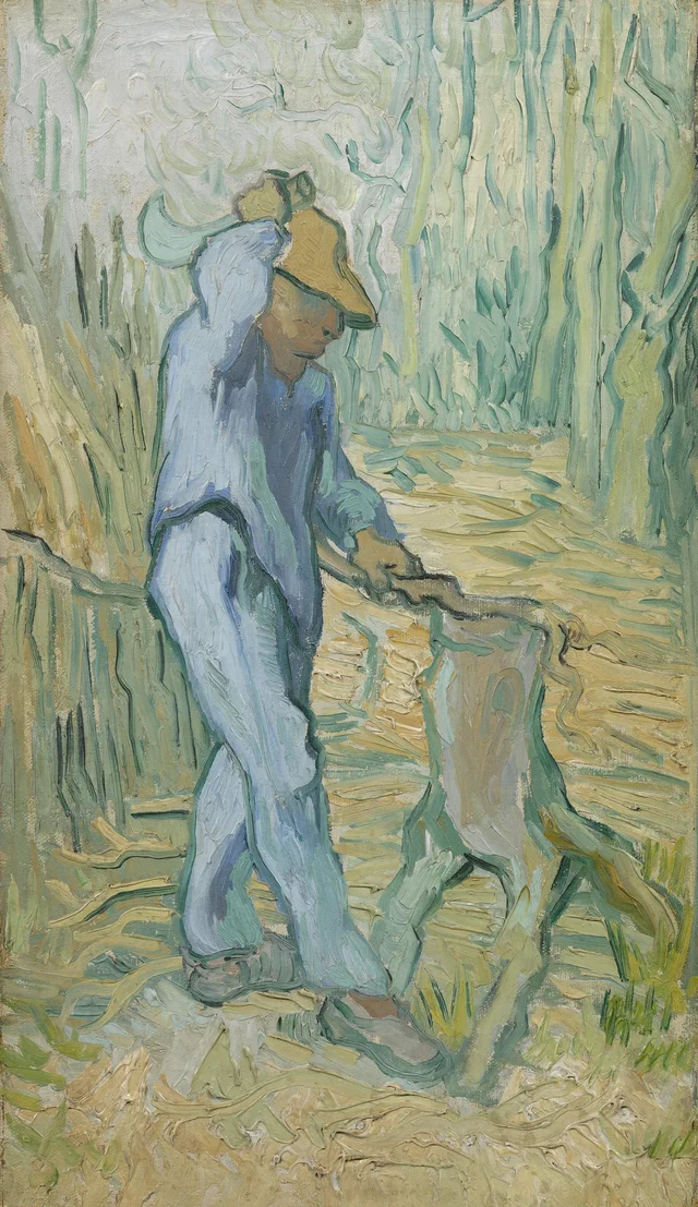 El leñador (según Millet)