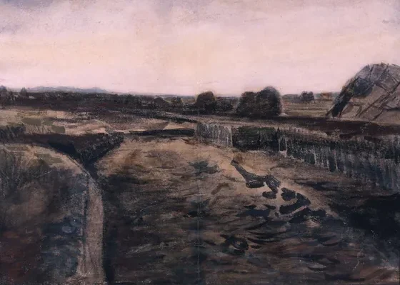 Tourbière dans la Drenthe