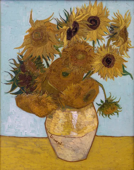 Tournesols (Nature morte : Vase avec douze tournesols)