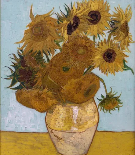 Tournesols (Nature morte : Vase avec douze tournesols)