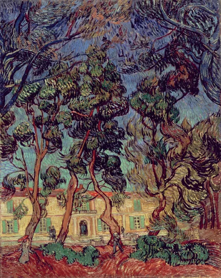 Trees in the Garden of Saint-Paul Hospital