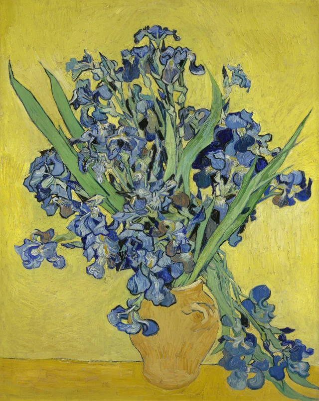 Jarrón de lirios, Vincent van Gogh