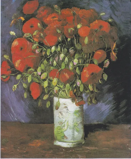 Vase de pavots