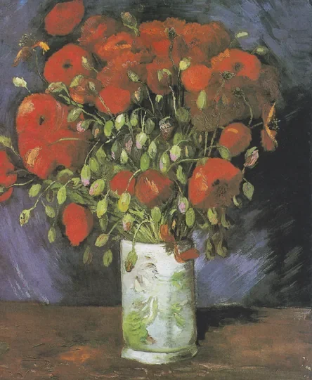 Vase de pavots